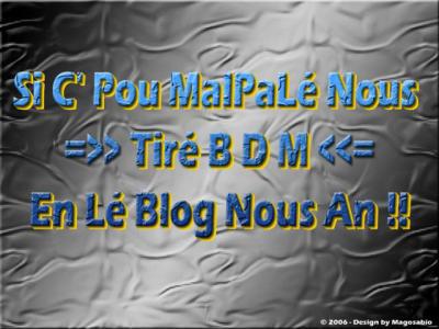 et oui pa sa pal&eacute; ba mwen